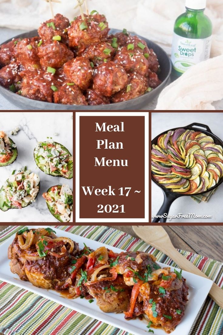 Low-Carb Keto Meal Plan Menu Week 17