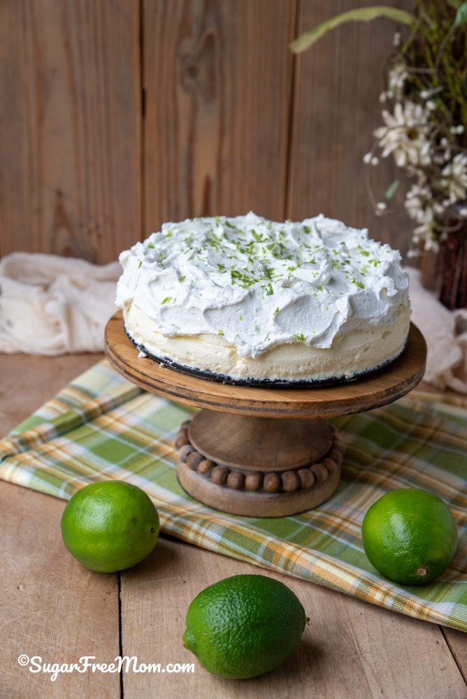 Easy Best Low Carb Sugar Free Keto Lime Cheesecake